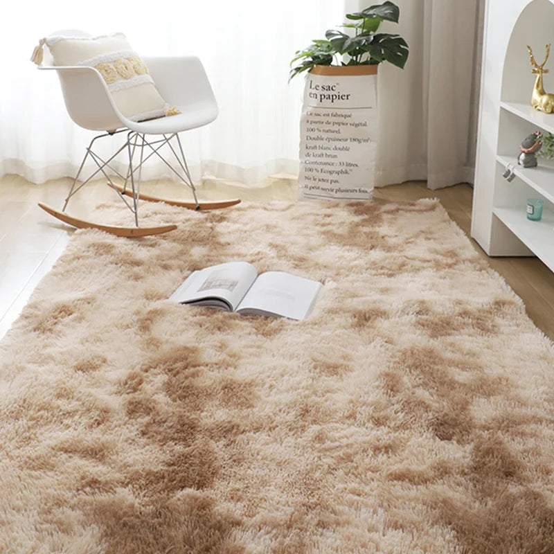 Fluffy Carpets For Living Room Nordic Lounge Rug houses and Plush Kids Bedroom Bed Down Bedside Carpet Home Decor Furry Mat