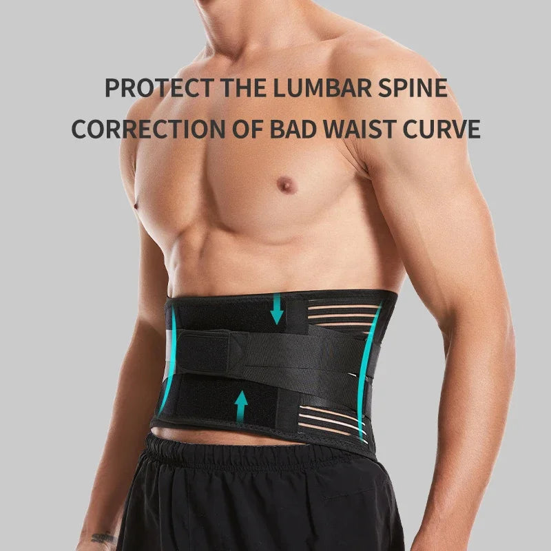 Lower Back Brace Lumbar Support Pain Relief Sciatica Belt Breathable Cinta Para Coluna Lombar Adjustable Waist for Men & Women