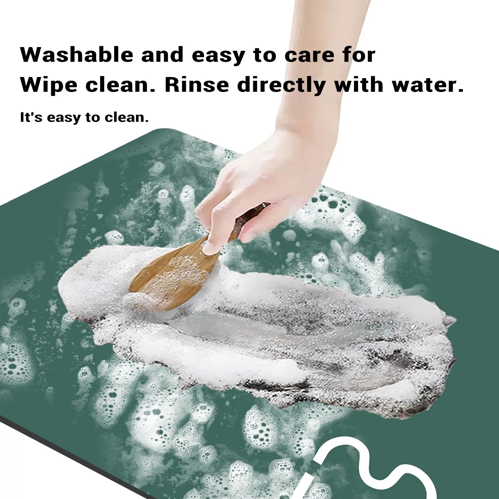 Super Absorbent Dish Drying Mats Coffee Drain Pad Tableware Quick Dry Counter Top Rug Non-slip Draining Placemat Kitchen