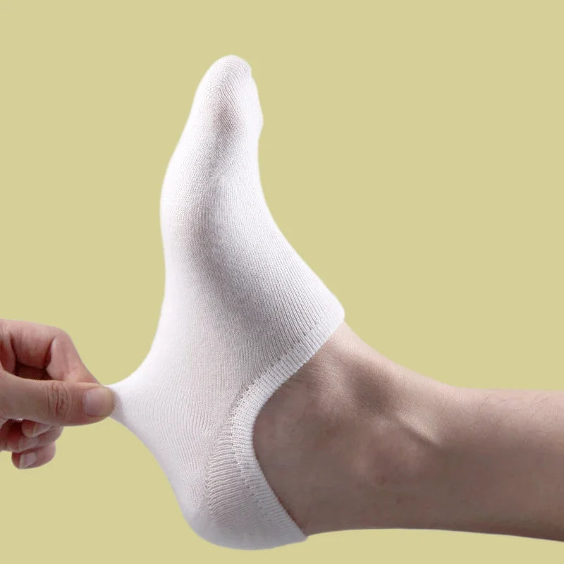 5/10/20 Pairs New Fashion Top Quality Men Women Boat Socks Casual Non-slip Low Cut Invisible Cotton Socks Breathable Ankle Socks