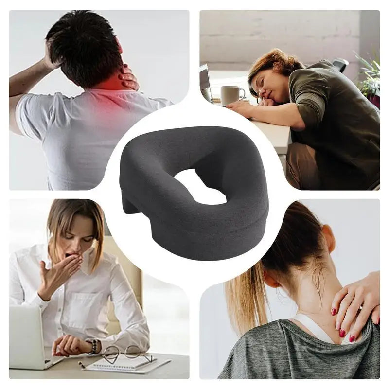 Memory Foam Breathable Head Pillow Ergonomics Lying Down Pillow Rest Support Pillow Body Massage Face Rest Pillow Beauty Salon