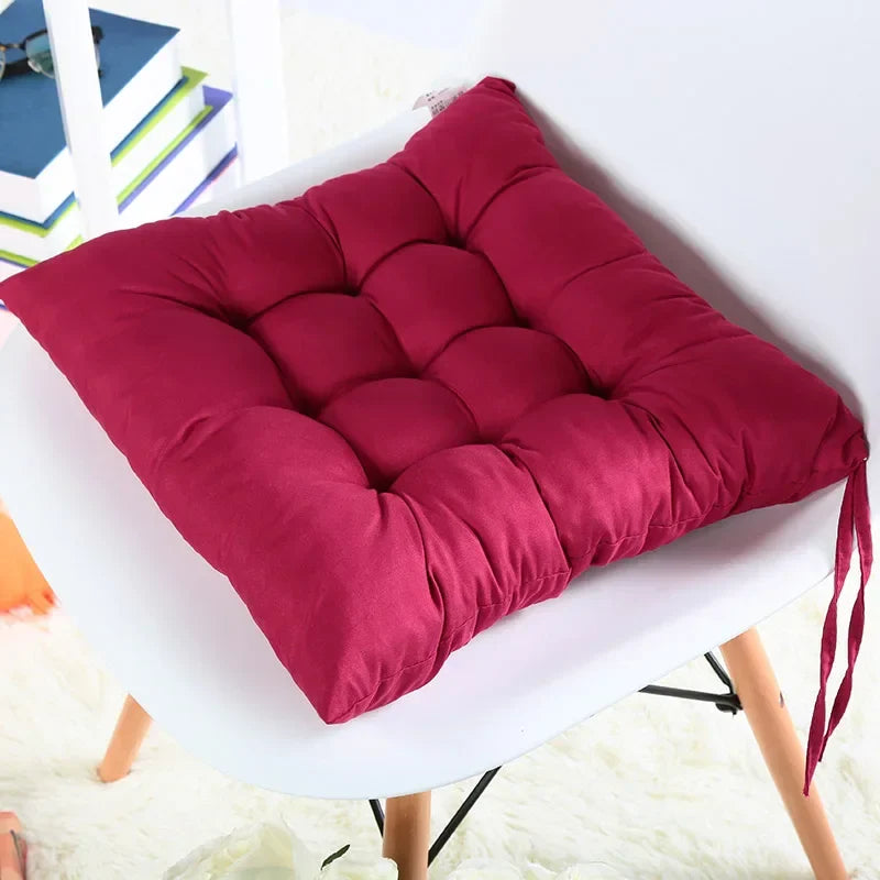 Colourful Chunky Seat Pads Cushion Chair Garden Cushion New Home Textile Cushion Garden HomeTie On Office Garden Dining Kitchen