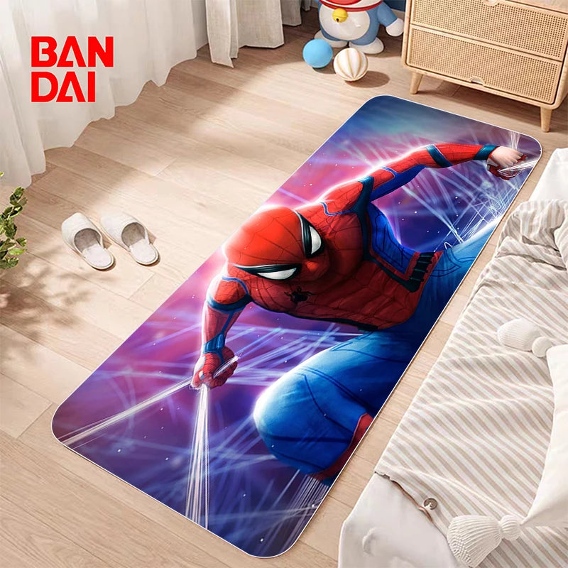 Bathroom Mat Non-slip Washable Kitchen Marvel Bath Bedside Room Carpet Kawaii Rug Corridor Welcome Home Decoration Bedroom Floor