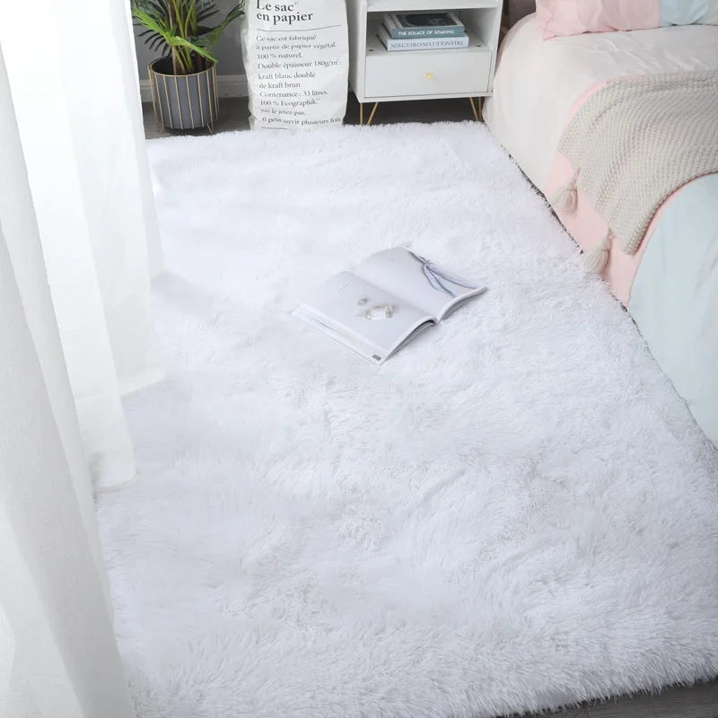 Rugs And Carpets For Home Living Room Fluffy Furry Big Rug Hallway Entrance Door Mats Teen Room Decoration Carpet In The Bedroom